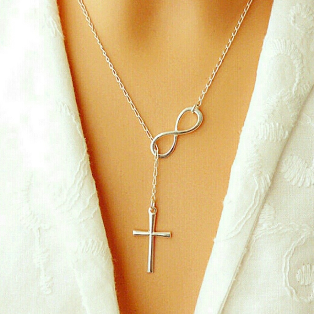 Infinity Cross Necklace